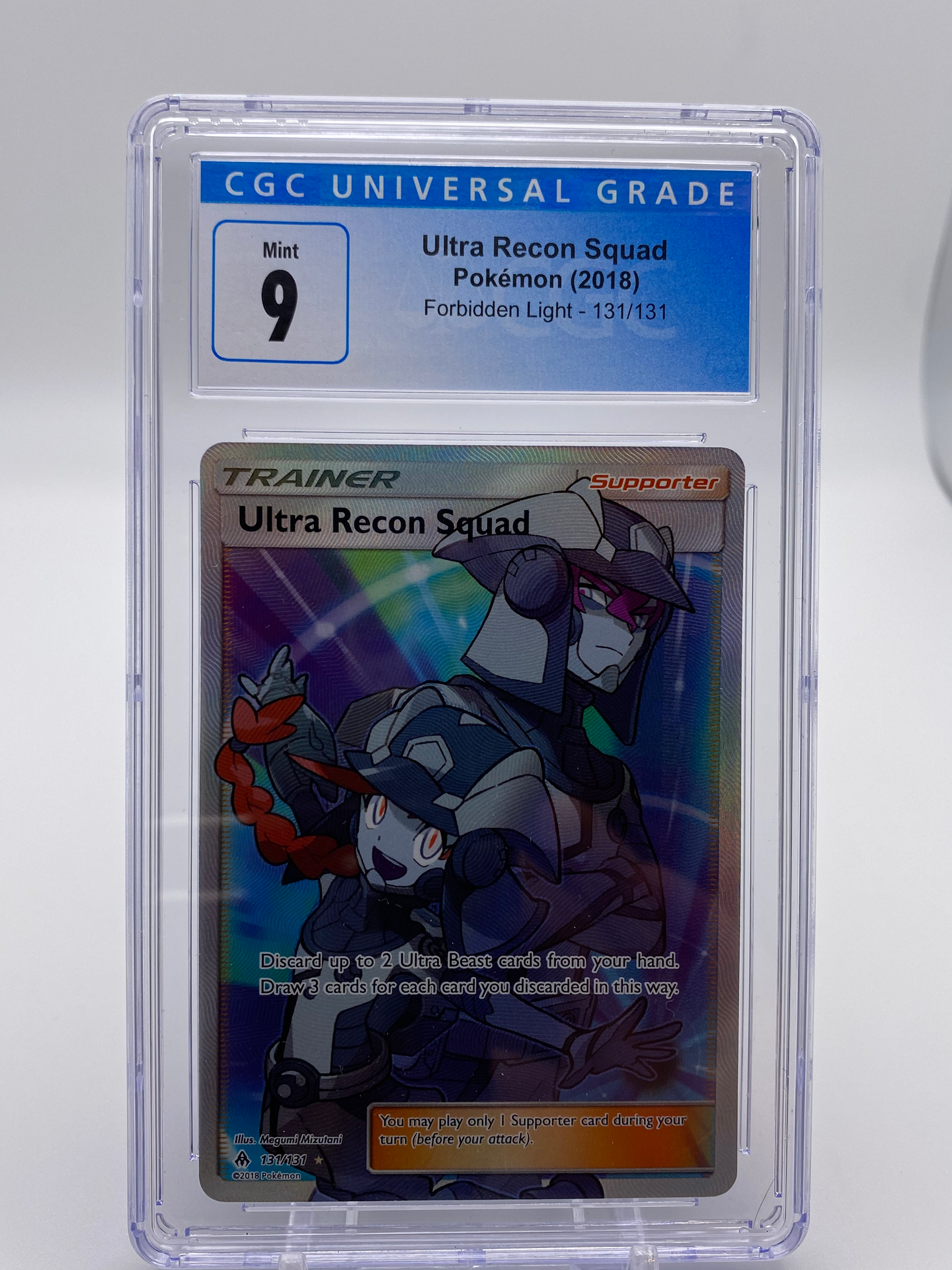 CGC 9 Ultra Recon Squad Full Art Trainer (Graded Card)