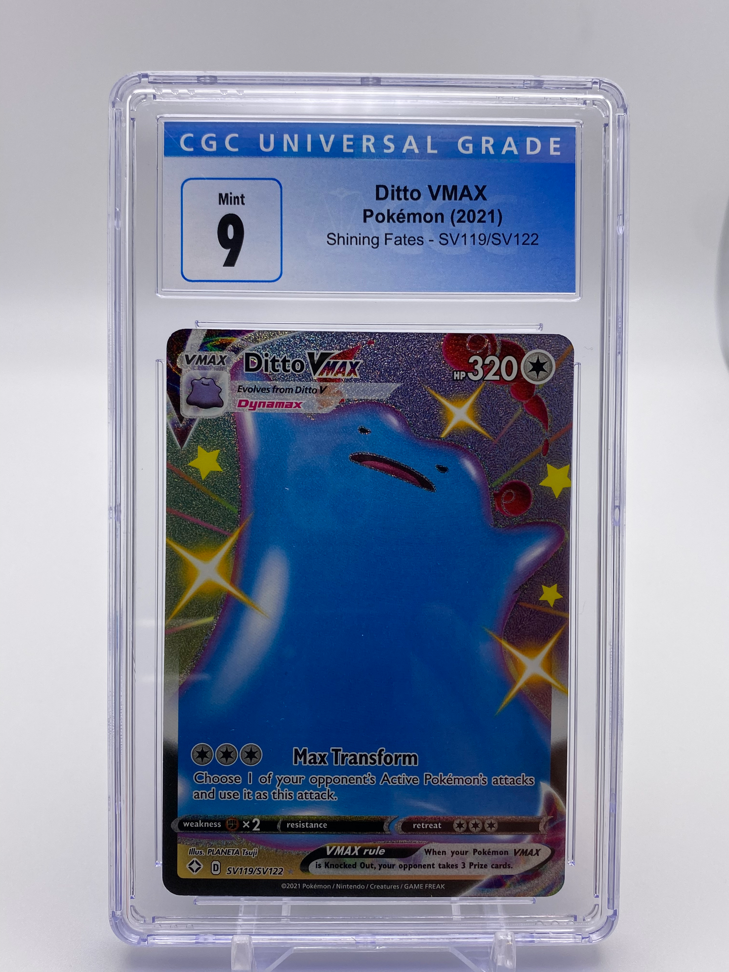CGC 9 Ditto VMAX Full Art Shiny (Graded Card)