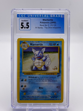 Load image into Gallery viewer, CGC 5.5 Wartortle W Stamp Promo (Graded Card)
