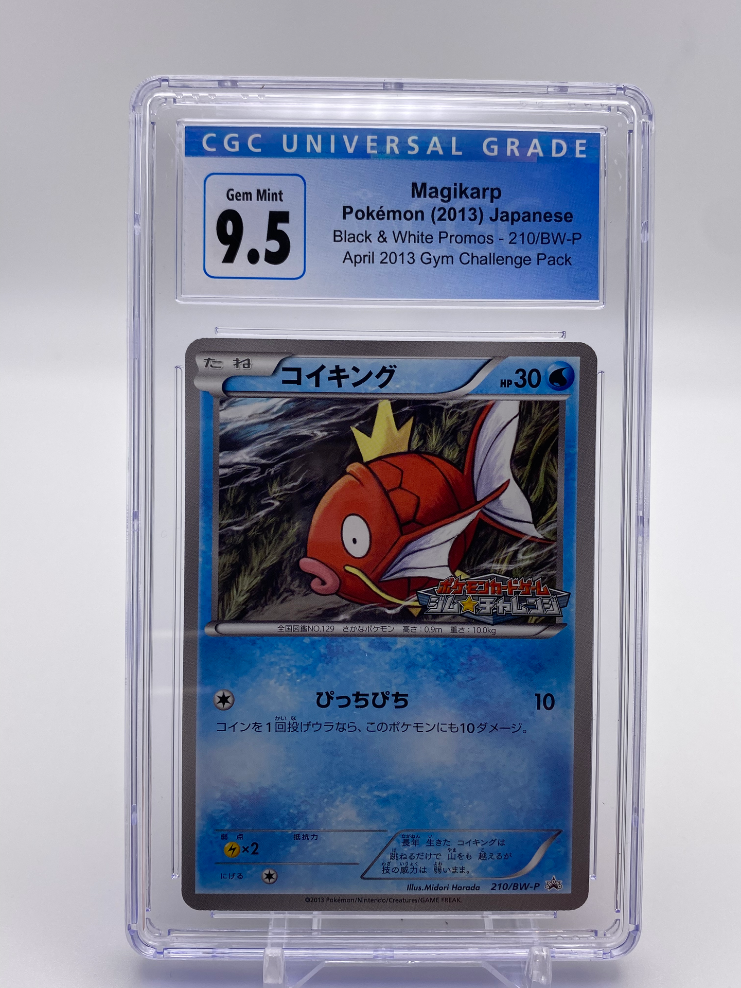 CGC 9.5 Japanese Magikarp B&W Promo (Graded Card)