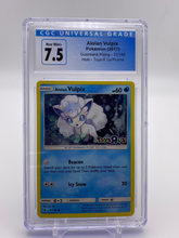 Load image into Gallery viewer, CGC 7.5 Alolan Vulpix Toys R Us Cosmos Holo (Graded Card)
