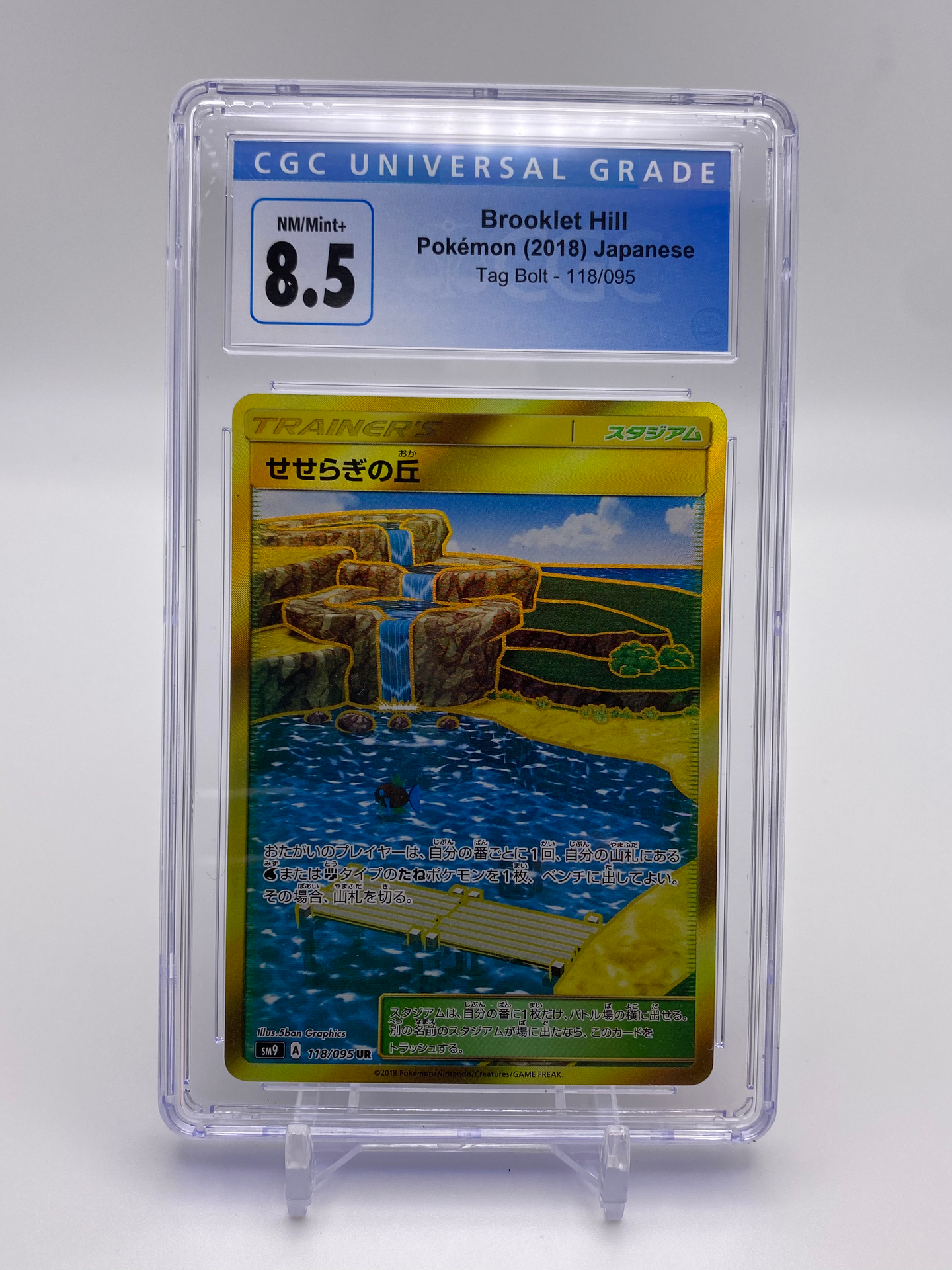 CGC 8.5 Japanese Brooklet Hill Gold (Graded Card)