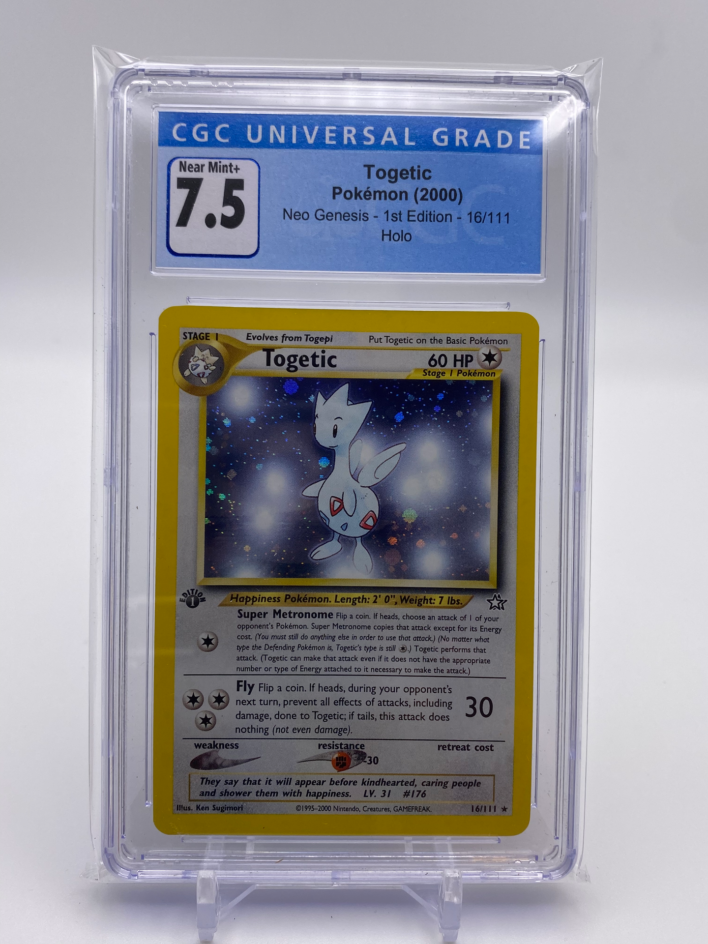 CGC 7.5 1st Edition Togetic Holo (Graded Card)