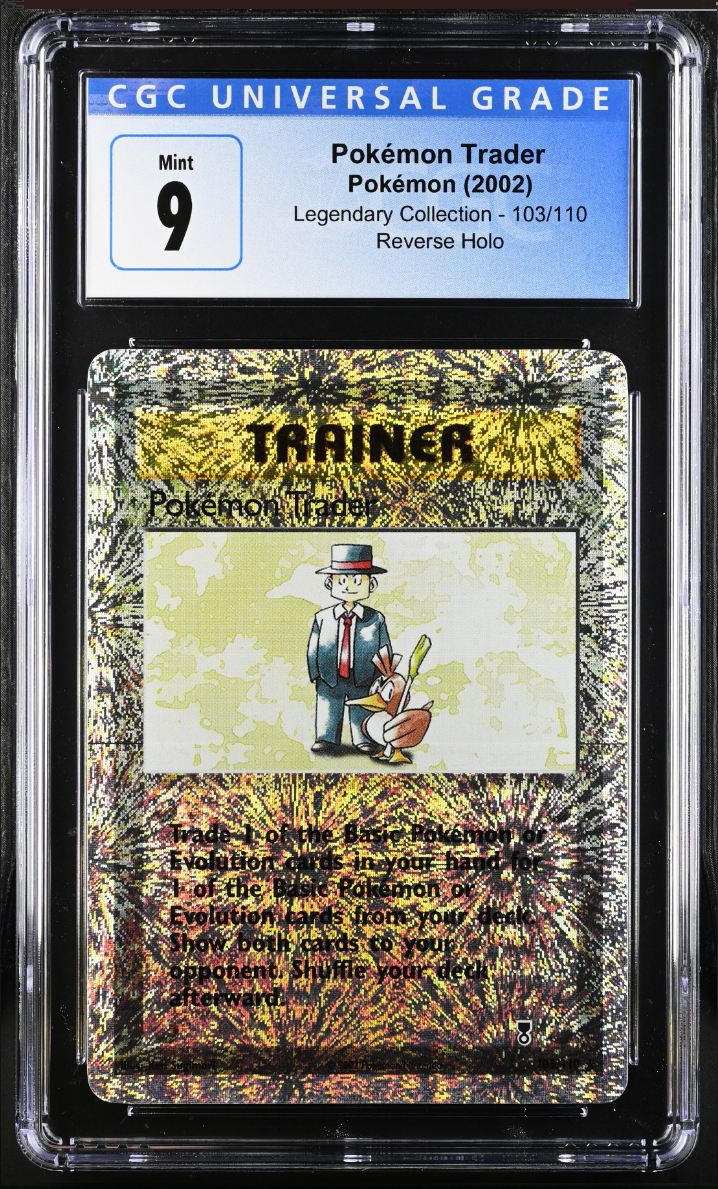 CGC 9 Pokemon Trader Firework Reverse Holo (Graded Card)