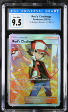 Load image into Gallery viewer, CGC 9.5 Red&#39;s Challenge Full Art Trainer (Graded Card)
