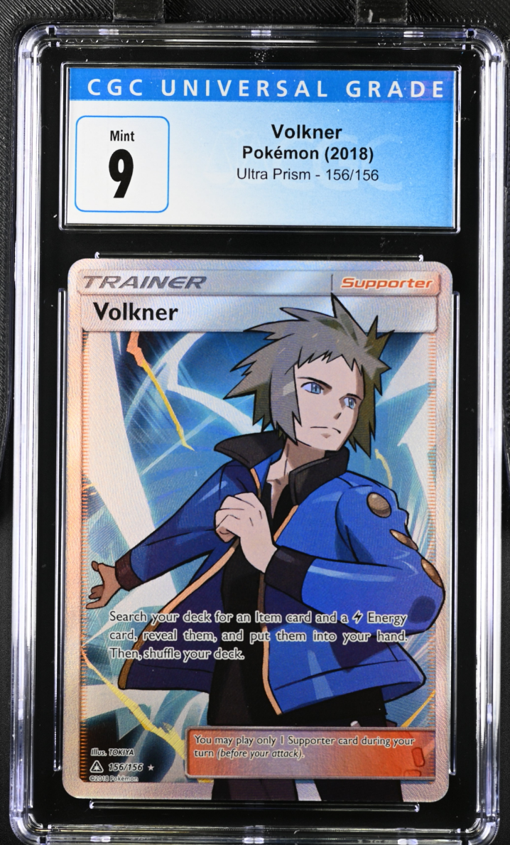 volkner pokemon card CGC 9 Volkner Full Art Trainer (Graded Card) – Phurion